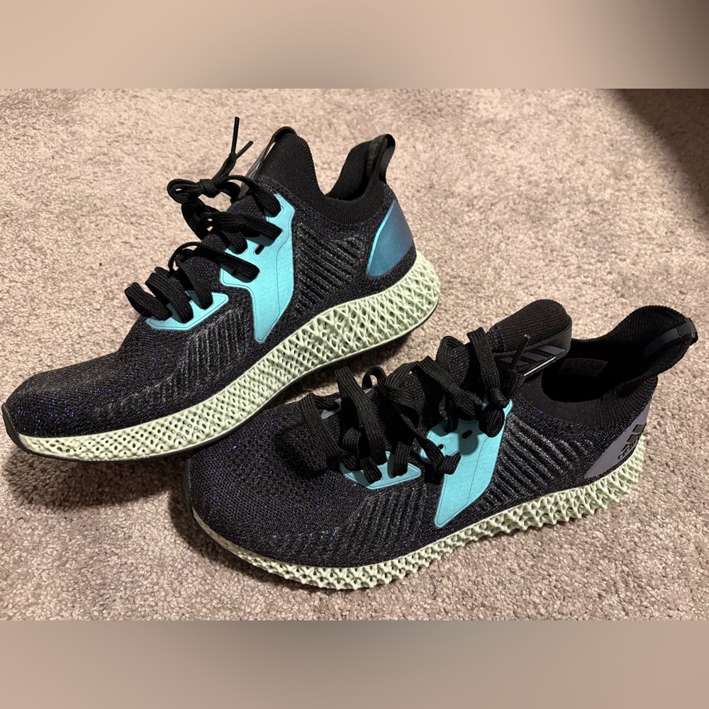 adidas Alphaedge 4D - black iridescent - men’s 8.5